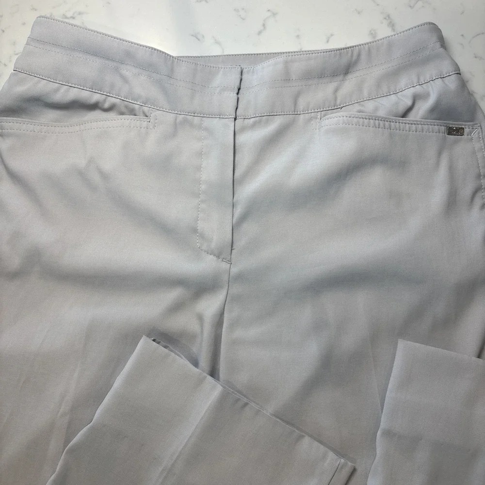 Tail Performance Golf Pants Women Sz 4 Career Stretch Preppy Light Gray Pockets - Picture 2 of 8